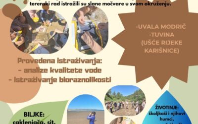 Projekt “Mali istraživači mora – slane močvare i lagune”